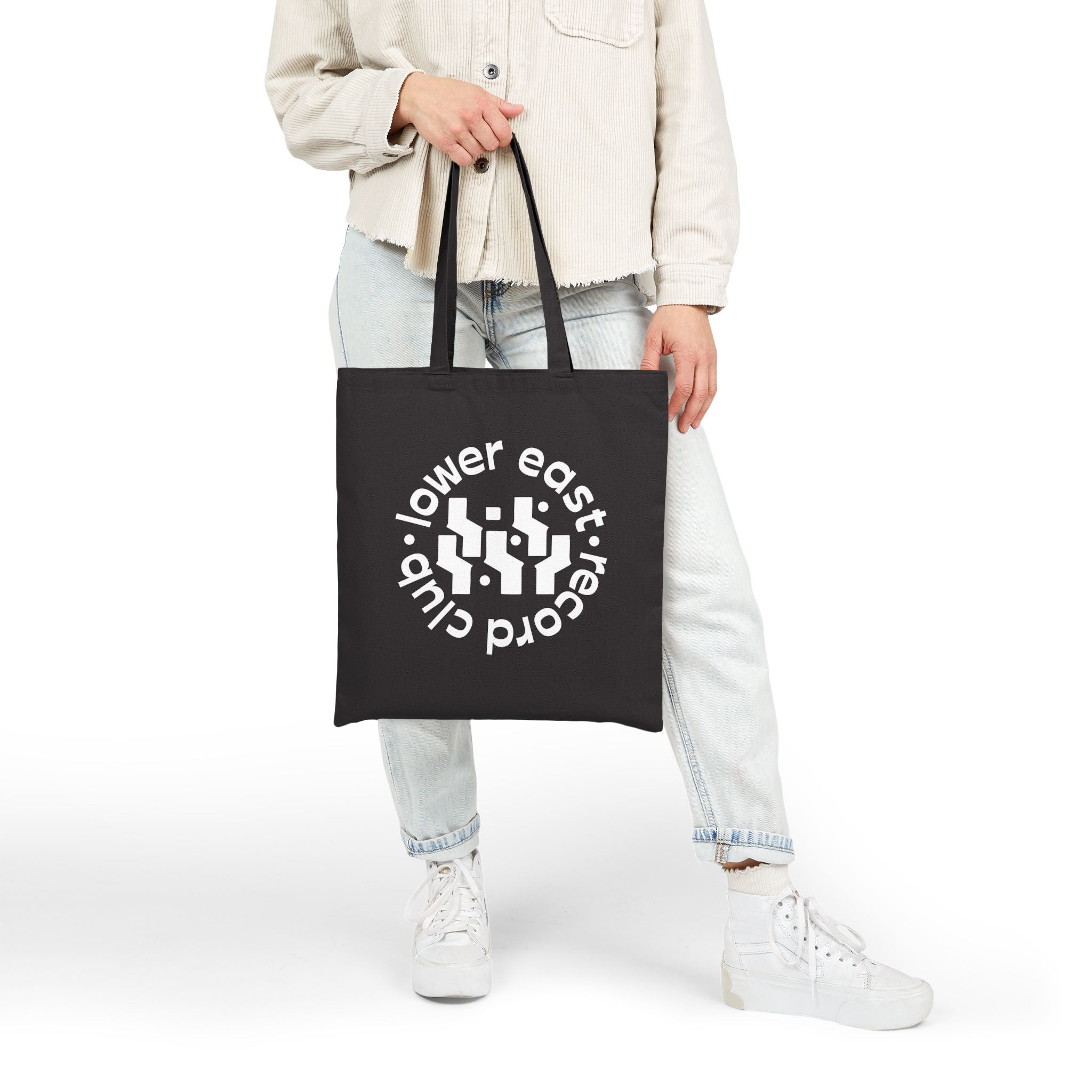 Black Cotton Canvas Tote Bag