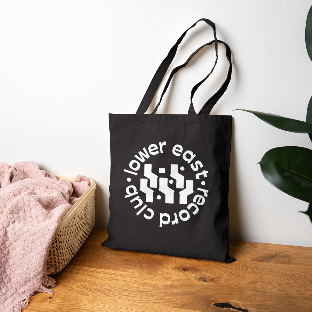 Black Cotton Canvas Tote Bag